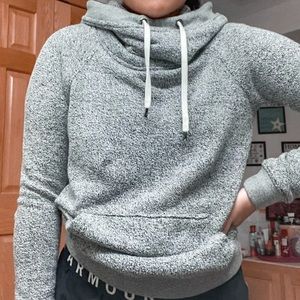 Slouchy neck sweatshirt
